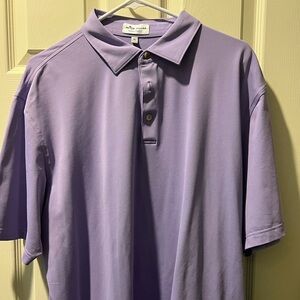 Peter Millar XL Polo Lilac Crown Sport